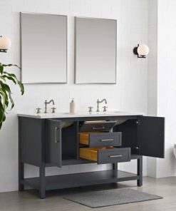 Alternative view of Tủ Lavabo ARLO- 54 Xanh bàn đá thạch anh cao cấp 54 inch