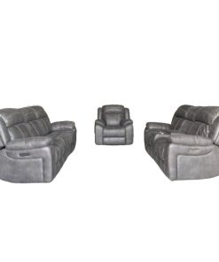 Bộ SOFA 1125 nhập khẩu da lộn mịn chỉnh điện + chỉnh đầu + sạc usd