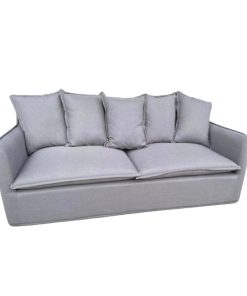 Alternative view of Ghế sofa 3 chỗ đen vải chống cháy cao cấp