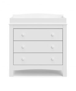 Tủ 3 hộc chân thẳng 586 trắng