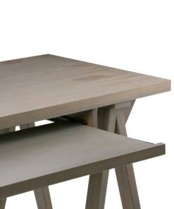 Alternative view of Bàn Làm Việc Gỗ Thông Nhập Khẩu Cao Cấp Dạ Cỗ