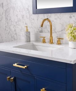 Alternative view of Tủ Chậu Lavabo JASPER- 42NB xanh mặt đá thạch anh cao cấp 42 inch