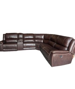 Ghế SOFA góc chữ L 1017, da bò thật, chỉnh điện