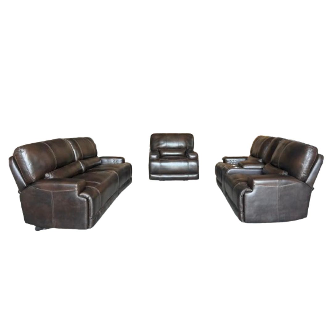 Ghế sofa góc chữ L 1115 da bò tiếp xúc cao cấp - Ảnh 17