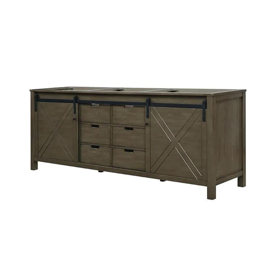 Tủ Bếp LM84DK Nâu mặt đá thạch anh, bồn Inox 84 inch - Ảnh 5