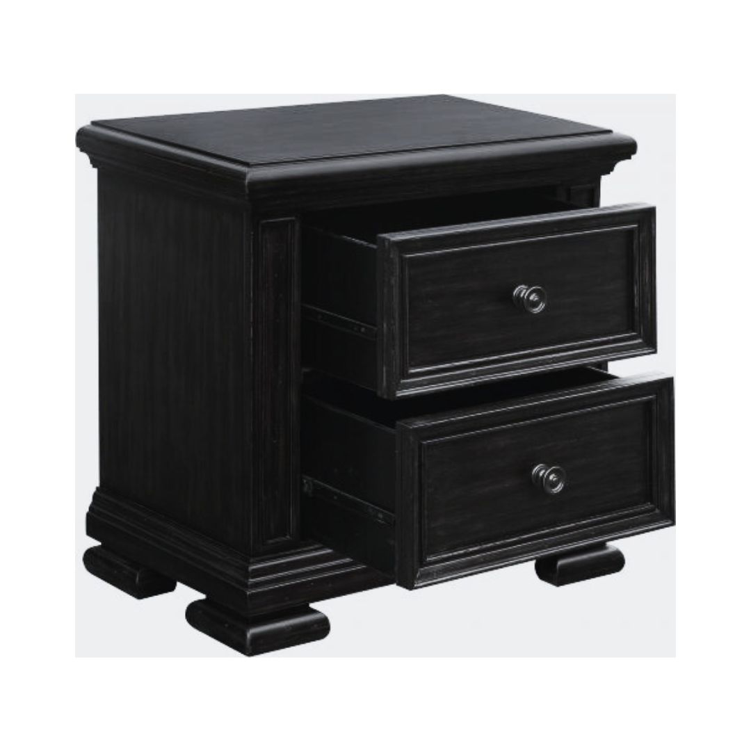 Sét giường 686 gỗ cao su, màu nâu đen cao cấp - Ảnh 8