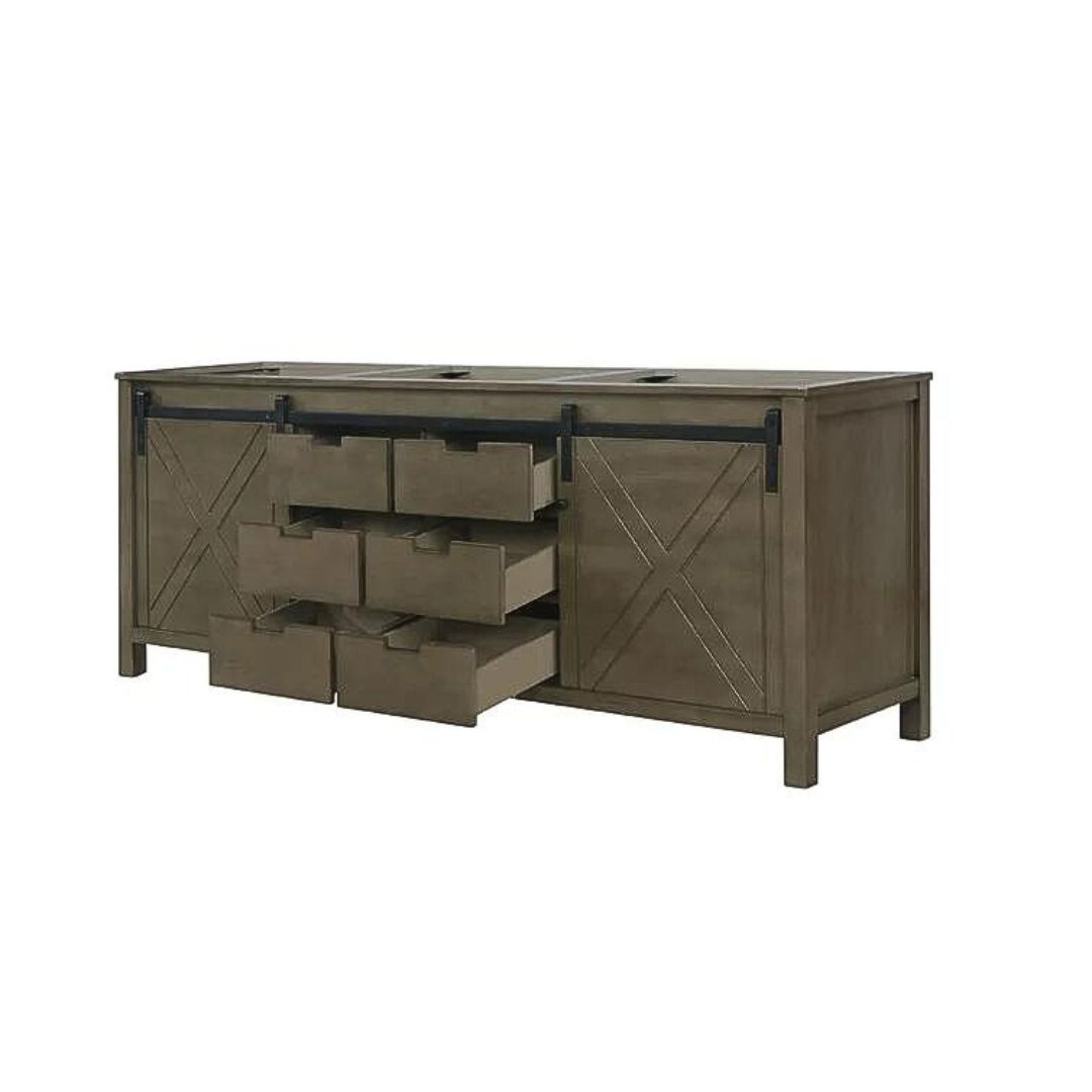 Tủ Bếp LM84DK Nâu mặt đá thạch anh, bồn Inox 84 inch - Ảnh 6