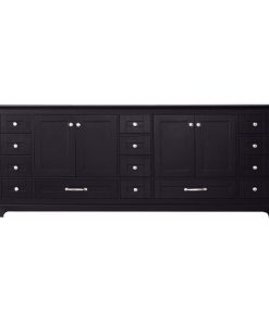 Tủ Bếp LD84DC Nâu mặt đá thạch anh, bồn Inox 84 inch