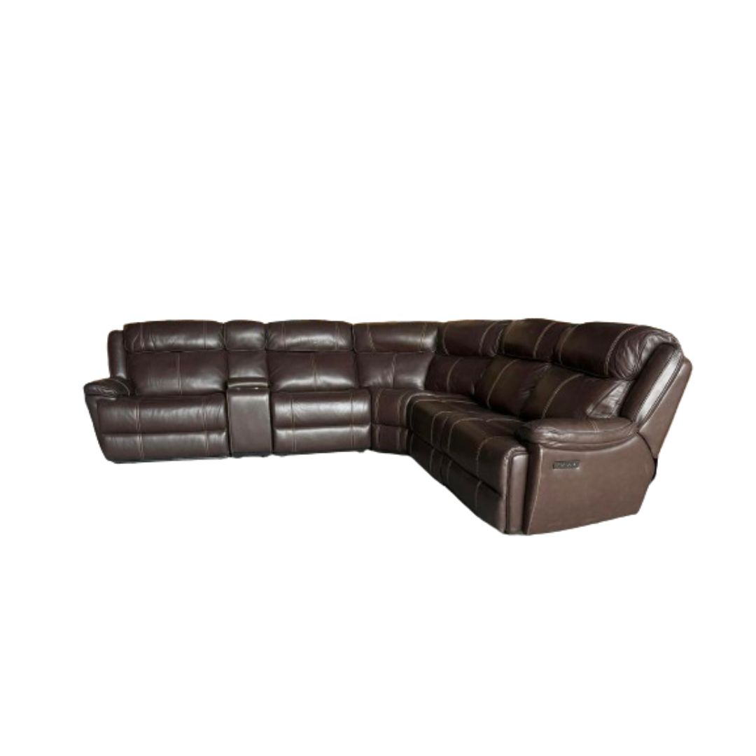 Ghế sofa góc chữ L 1004 , da bò tiếp xúc, khung sắt sơn tĩnh điện cao cấp - Ảnh 5