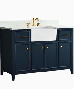 Alternative view of Tủ Chậu Lavabo Casey xanh mặt đá thạch anh cao cấp 42 inch