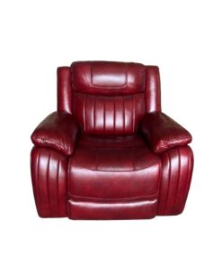 Alternative view of Bộ SOFA 1122 xuất khẩu, da bò tiếp xúc, khung sắt sơn tĩnh điện, màu đỏ