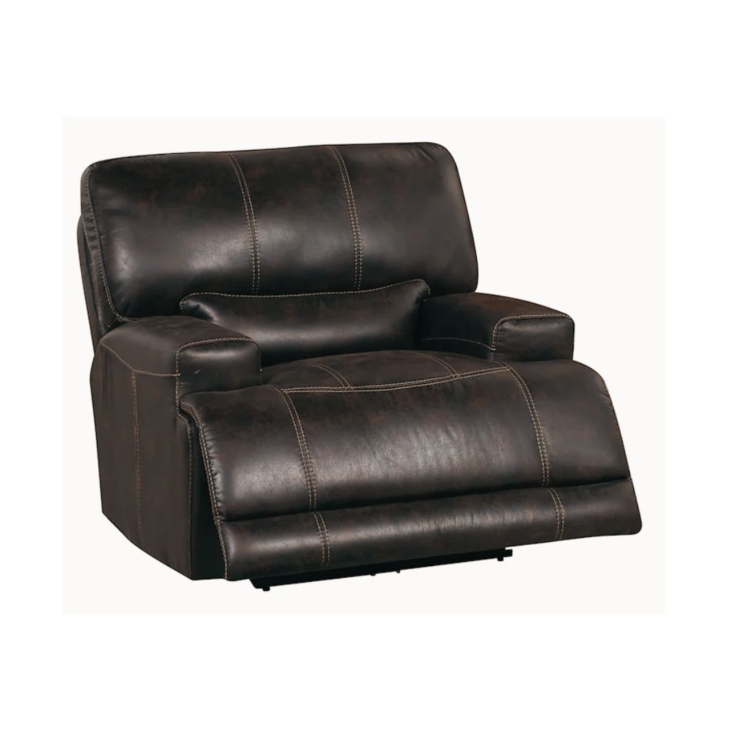 Ghế sofa góc chữ L 1115 da bò tiếp xúc cao cấp - Ảnh 8