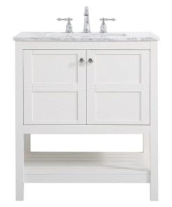 Tủ Chậu Lavabo V7303-30 màu trắng, 30 inch