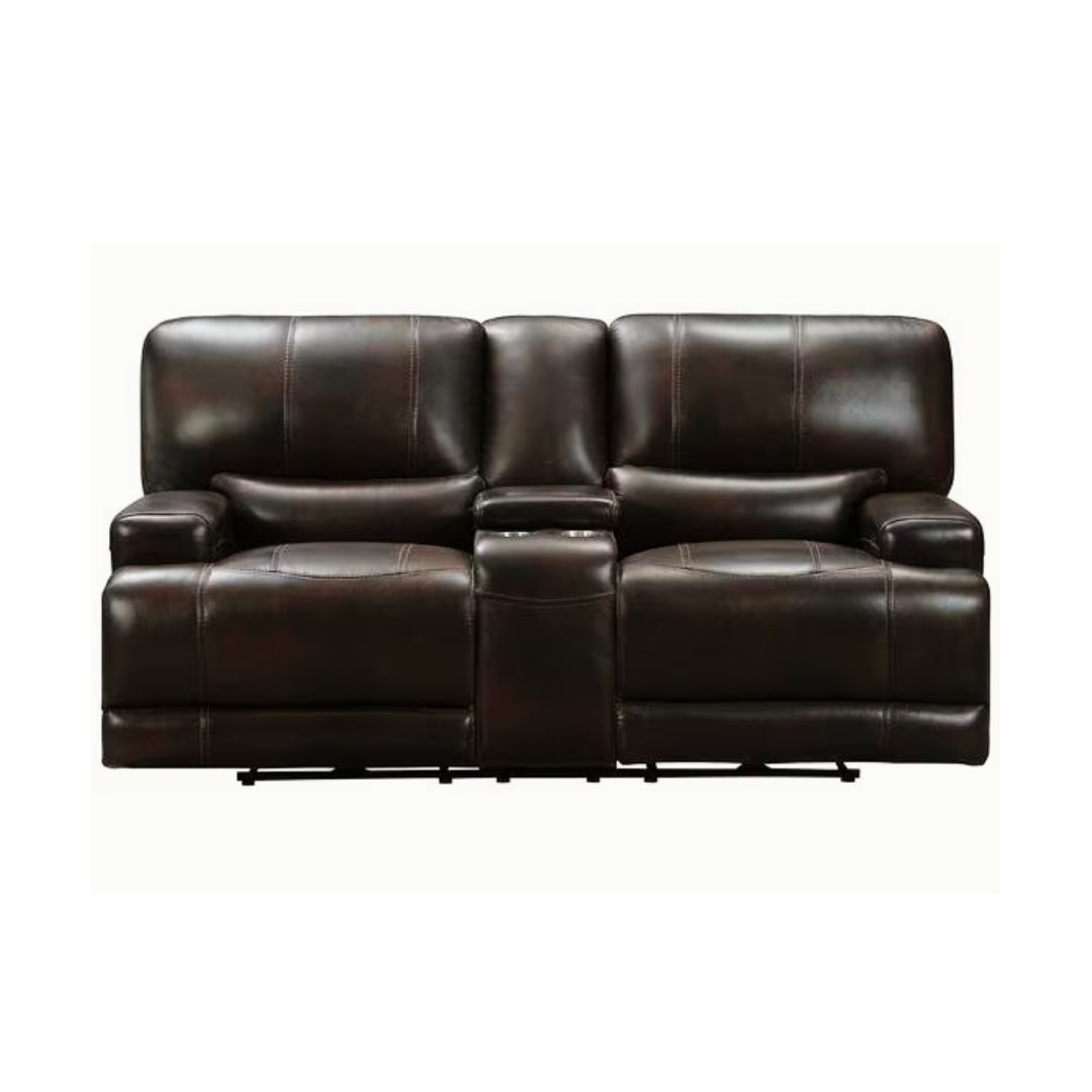 Ghế sofa góc chữ L 1115 da bò tiếp xúc cao cấp - Ảnh 10
