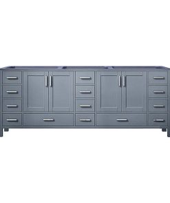 Tủ Bếp LJ84DB Xám xanh mặt đá thạch anh, bồn Inox 84 inch