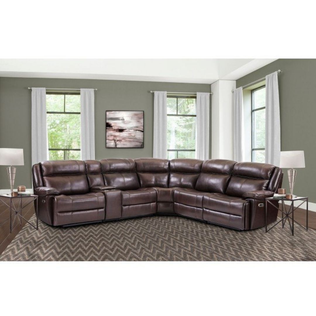 Ghế sofa góc chữ L 1004 , da bò tiếp xúc, khung sắt sơn tĩnh điện cao cấp - Ảnh 10
