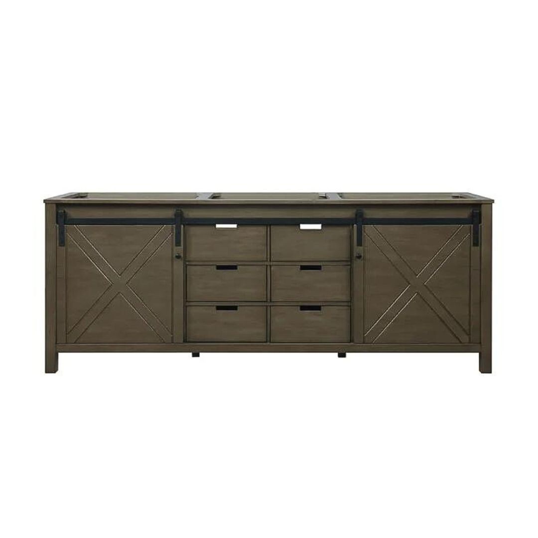 Tủ Bếp LM84DK Nâu mặt đá thạch anh, bồn Inox 84 inch