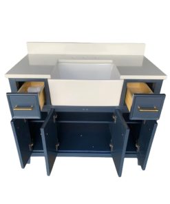 Alternative view of Tủ Lavabo CASEY-48 xanh mặt đá thạch anh cao cấp 48 inch