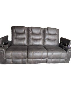 Alternative view of Ghế Sofa ba chỗ 1133- L3, da lộn, chỉnh điện