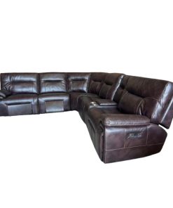 Ghế sofa góc chữ L 1170L, da PU, chỉnh điện, 3 ghế
