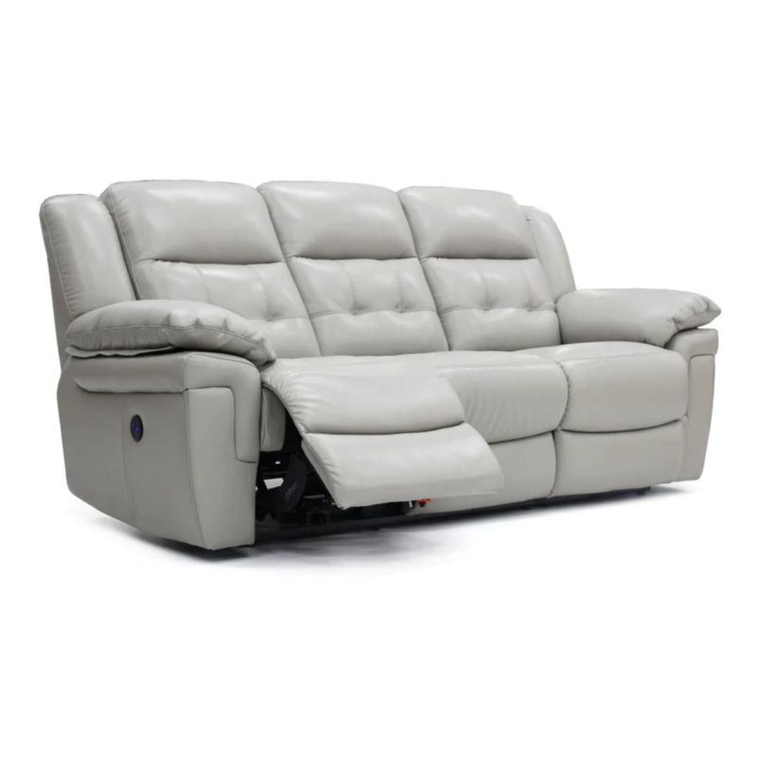 Ghế SOFA 3 chỗ ngồi 55-L3, da bò chỉnh cơ - Ảnh 2