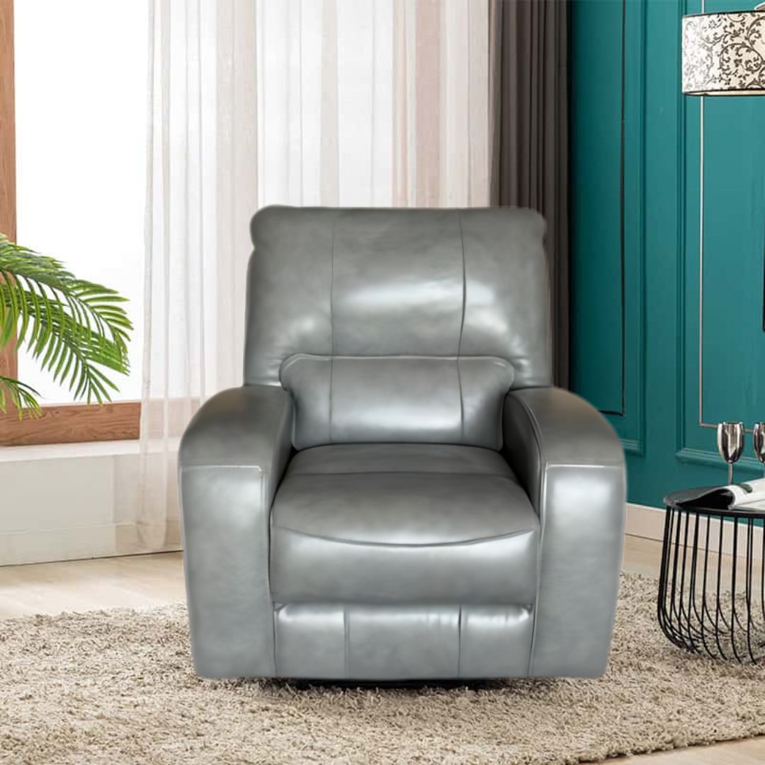 Ghế sofa đơn 66-L1 da bò, chỉnh điện