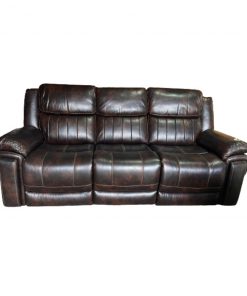 Ghế sofa ba chỗ 1145 da lộn, chỉnh điện