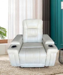 Ghế sofa đơn 1055- L1 da Pu, chỉnh điện