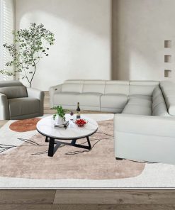 Ghế sofa góc chữ L 1098, vải bố, chỉnh điện cao cấp