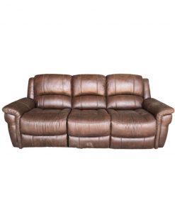 Ghế Sofa ba chỗ 12108-L3, da lộn, chỉnh cơ