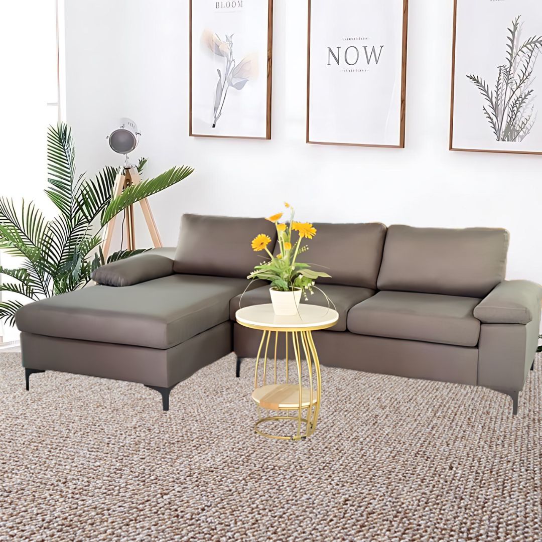 Ghế sofa vải chữ L