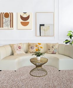 Ghế sofa hình bán nguyệt da pu cao cấp
