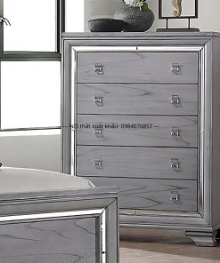 Tủ 5 ngăn khung gỗ cao su cao cấp