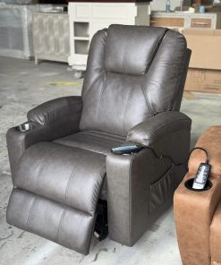 Alternative view of Ghế Sofa Massage thư giãn Da lộn/Da PU chỉnh điện nhiều chế độ - Hàng Xuất Khẩu Thanh Lý New 100%