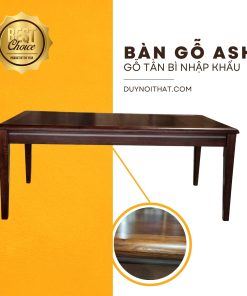 Bàn ăn gỗ Ash gỗ Tần Bì Nhập Khẩu