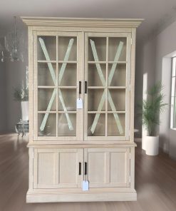 Tủ Kính Trang Trí Gỗ Thông Hàng Xuất Khẩu Mới Nguyên Thùng