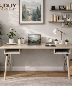 Alternative view of Bàn Làm Việc Bắc Âu Có Kệ Mini – Thiết Kế Tối Giản Hiện Đại