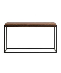 Bàn Console Trang Trí Khung Sắt Mặt Gỗ – Phong Cách Industrial Hiện Đại
