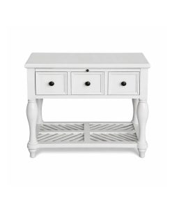 Tab Đầu Giường Gỗ Cao Su Sơn Giả Cổ – Phong Cách Vintage Sang Trọng
