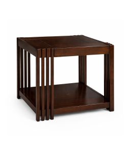 Alternative view of Bàn End Gỗ Cao Su Veneer 2 Tầng Hiện Đại 60x60x51cm