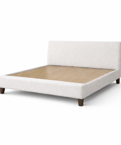 Giường Ngủ King Size Bọc Vải Lông Cừu Xuất Khẩu – Thiết Kế Sang Trọng