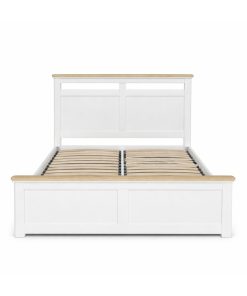 Giường Ngủ Xuất Khẩu Gỗ Sồi & Cao Su – Thiết Kế Thông Minh Với Hộc Kéo Đa Năng