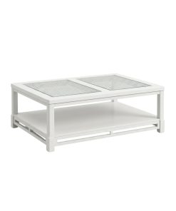Alternative view of Bàn Sofa Gỗ Cao Su Mặt Kính Cường Lực – Thiết Kế Sang Trọng & Bền Bỉ