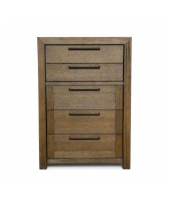 Tủ Quần Áo 5 Hộc Kéo Cao Cấp (Chest) – Gỗ Cao Su & Veneer Xuất Khẩu