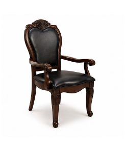 Alternative view of Ghế Ngồi Đa Năng Cao Cấp C4258D – Ghế Ăn, Ghế Làm Việc Gỗ Cao Su Bọc Da PU