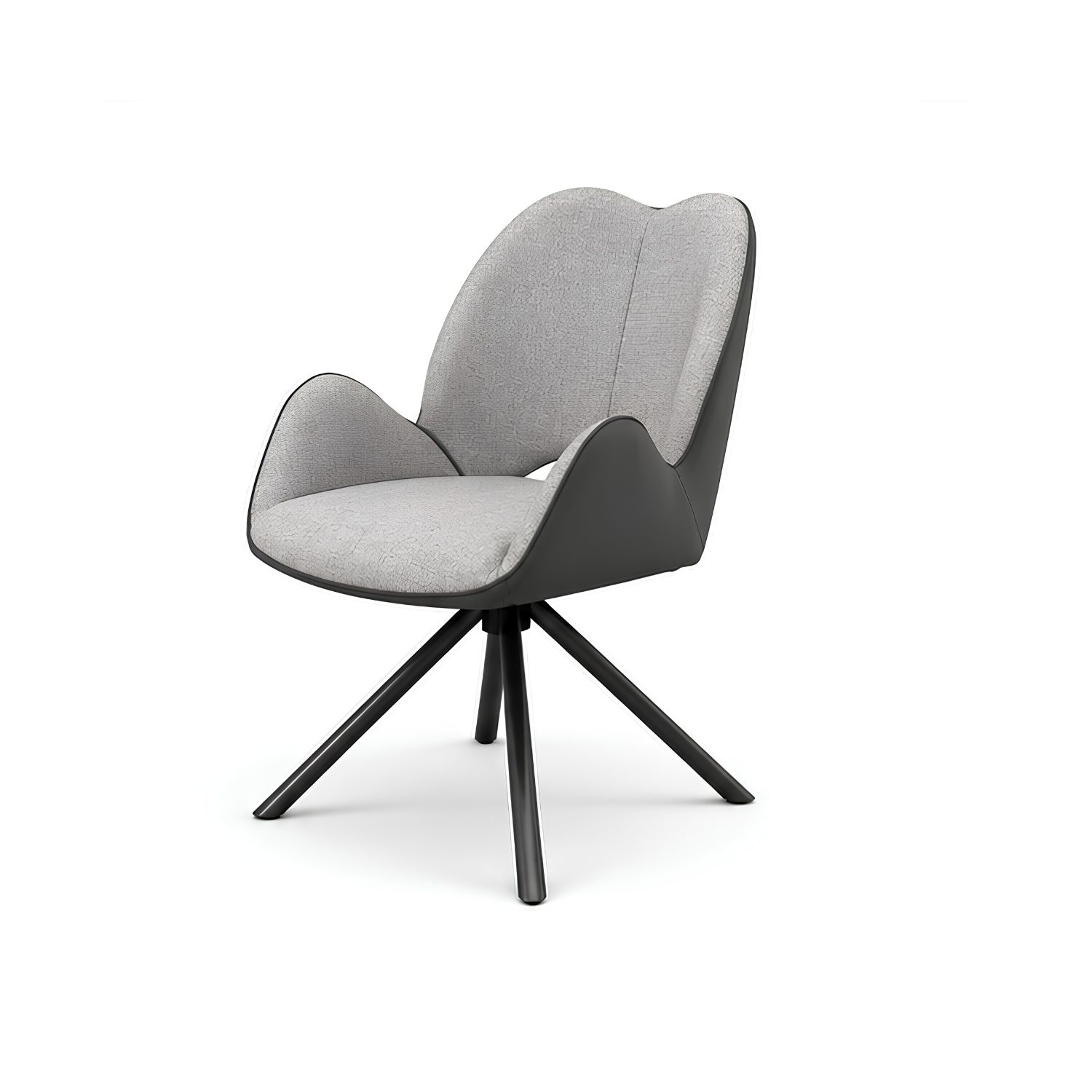 Ghế Xoay Thông Minh 180 Độ Cấp – Chân Sắt Sơn Tĩnh Điện Bọc Nệm Vải & Da PU (Hàng Xuất Khẩu Thanh Lý) - Ảnh 2