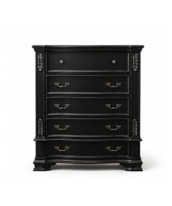 Tủ 5 Ngăn Kéo Tân Cổ Điển Xuất Khẩu Gỗ Cao Su & Veneer Cao Cấp