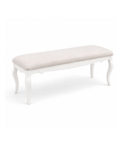 Alternative view of Ghế Bench Dài Gỗ Nệm Vải Phong Cách Tân Cổ Điển Pháp – Điểm Nhấn Sang Trọng Cho Cuối Giường Và Lối Vào