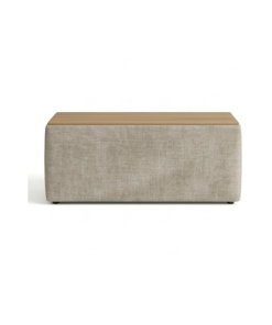 Ghế Đôn Bench Ngồi Mặt Gỗ Khung Bọc Vải Xuất Khẩu Dài 1m1