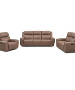 Bộ Sofa Full Da Bò Thật Chỉnh Điện Xuất Khẩu Cao Cấp (Mới Nguyên Thùng)